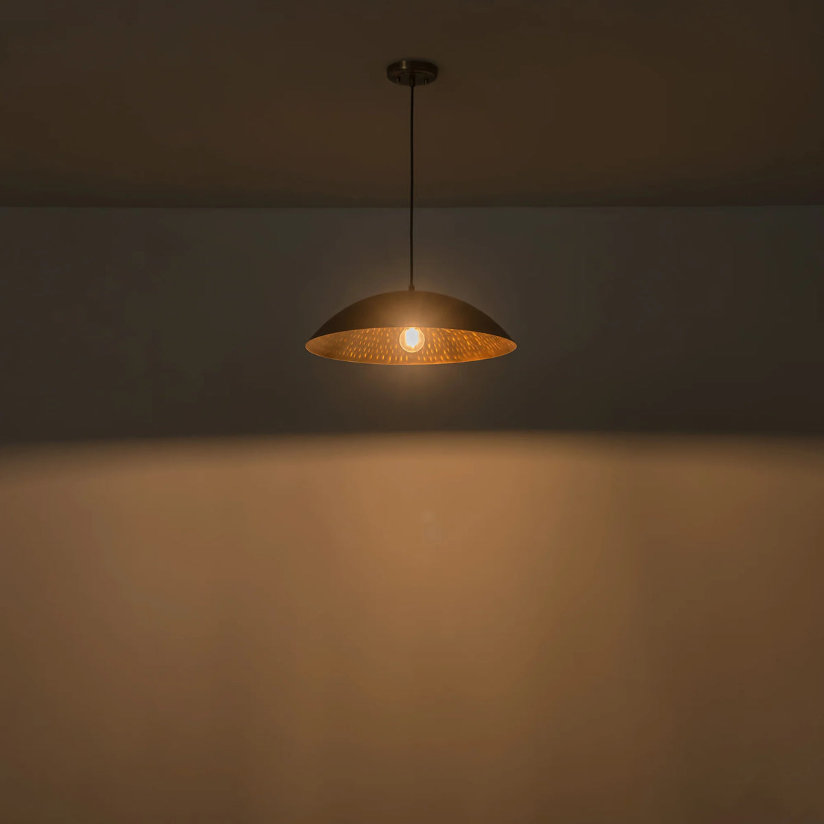 1-Light Dimmable Dome Pendant W4394