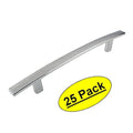 Polished Chrome Cabinet Hardware Handle Pull 5 inch Hole Centers 25 Pack F809818