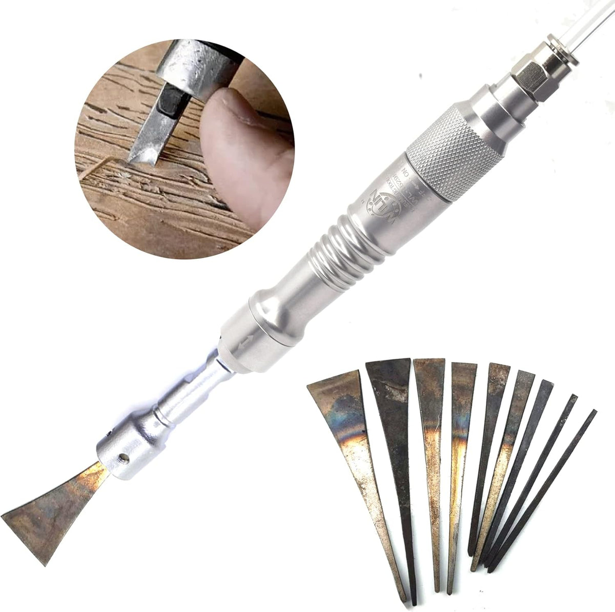 Pneumatic Wood Carving Chisel Scraper M25584