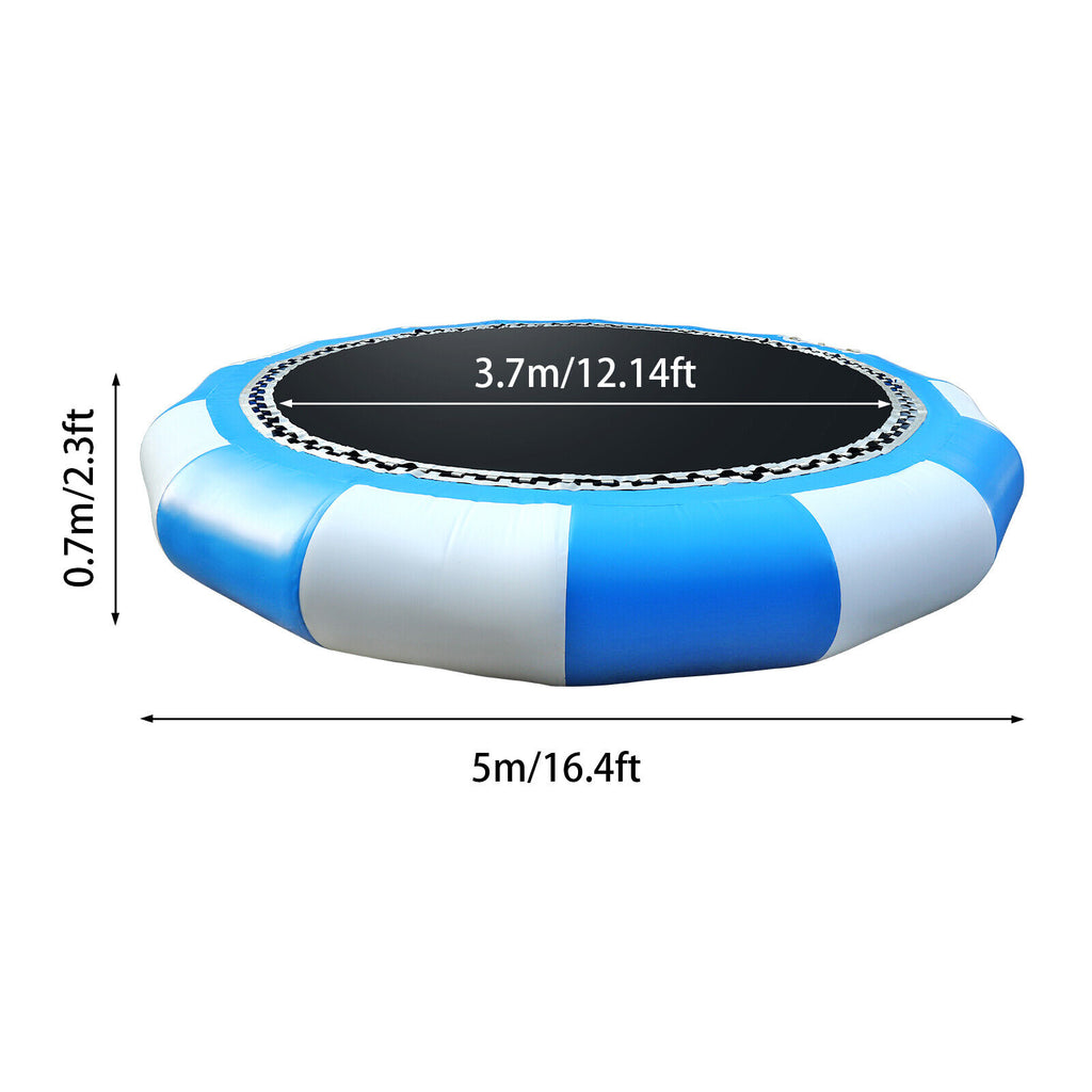 17ft Inflatable Bounce Water Trampoline 400kg 880lbs Z203643