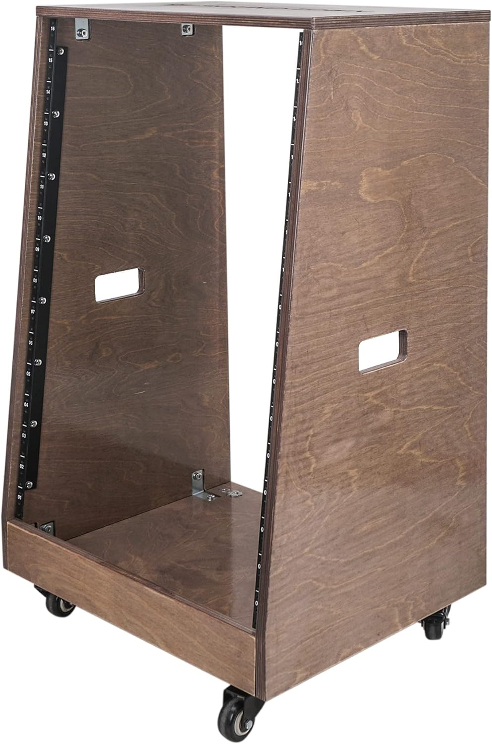 16U Plywood Studio Rack with Casters Y44580