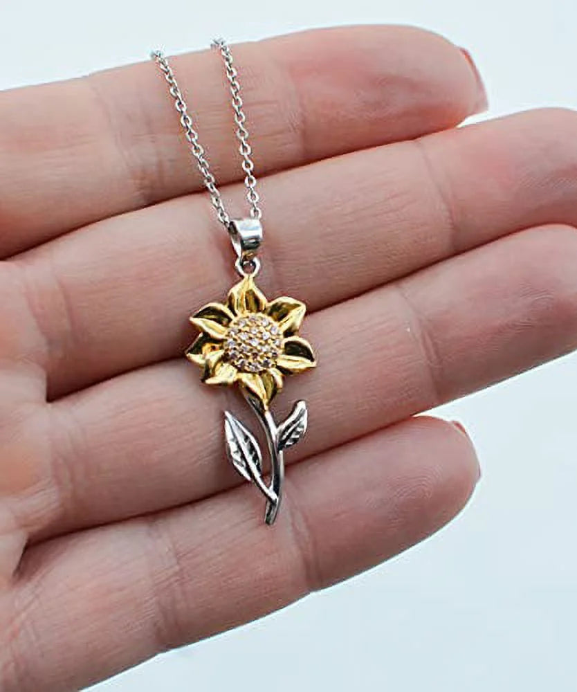 Sunflower Pendant Necklace I93213