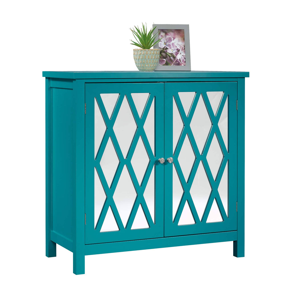 Caribbean Blue Accent Storage Cabinet N950702