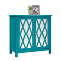 Caribbean Blue Accent Storage Cabinet N950702