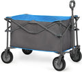 Collapsible Utility Cart, Heavy Duty Foldable Wagon, 225lbs V6573