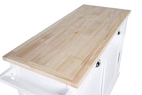 White Kitchen Cart N774