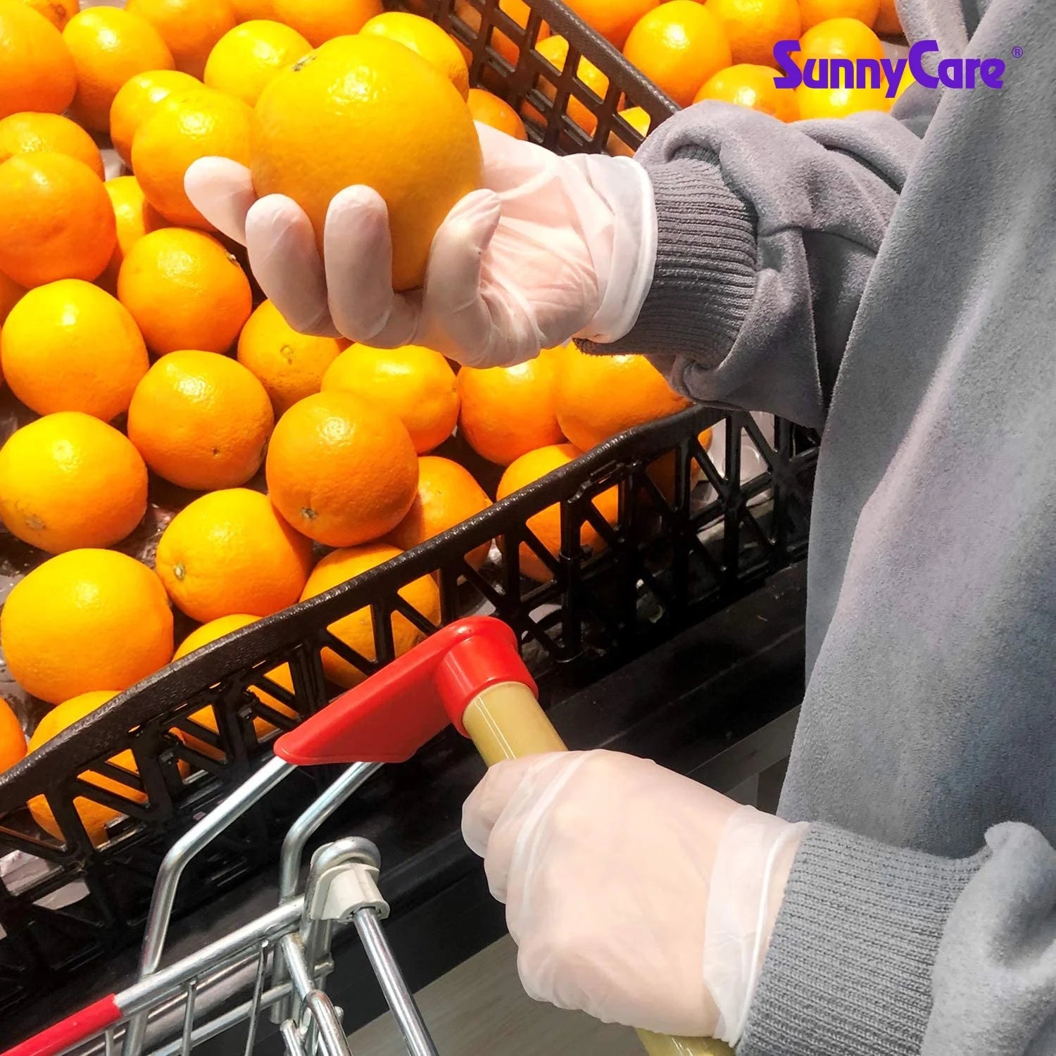 1000pcs Vinyl Disposable Gloves Powder Free XL C565257
