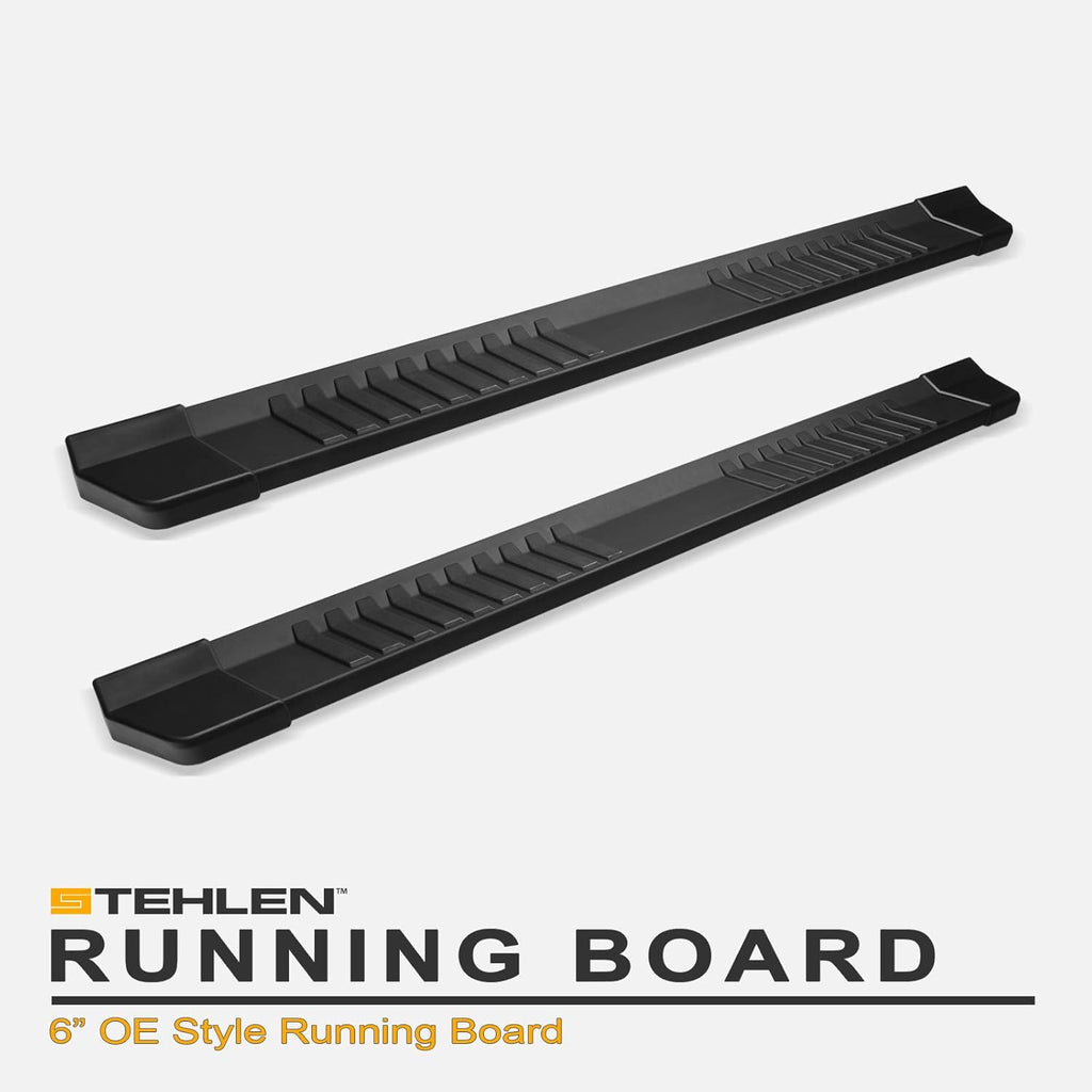 Matte Black Aluminum Running Boards Z175
