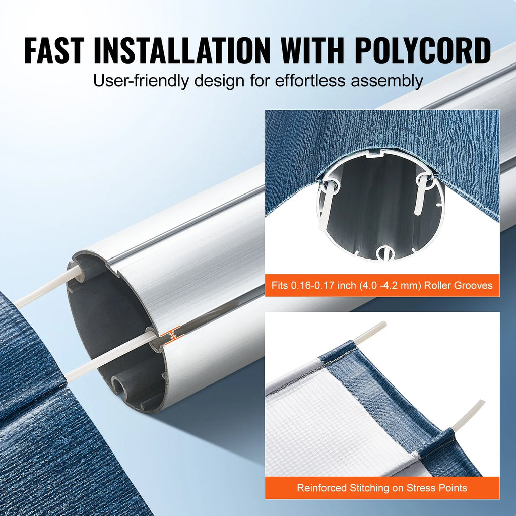 15' RV Awning Fabric Replacement 16oz PVC Fabric Waterproof M929