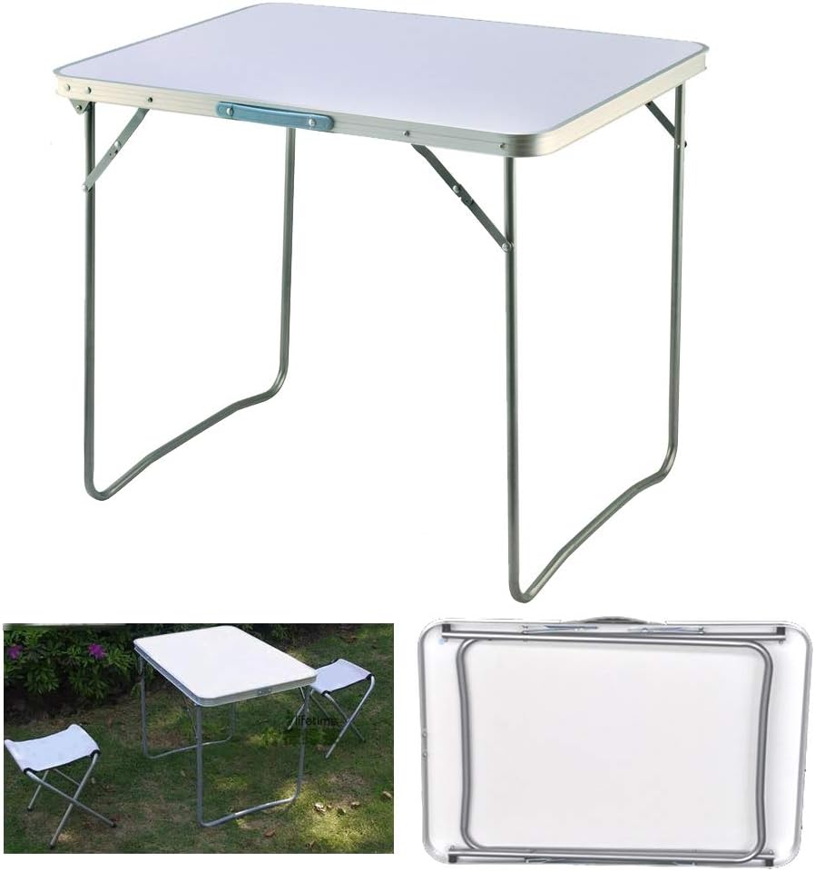 80cm Square Folding Table with Carrying Handle F5837