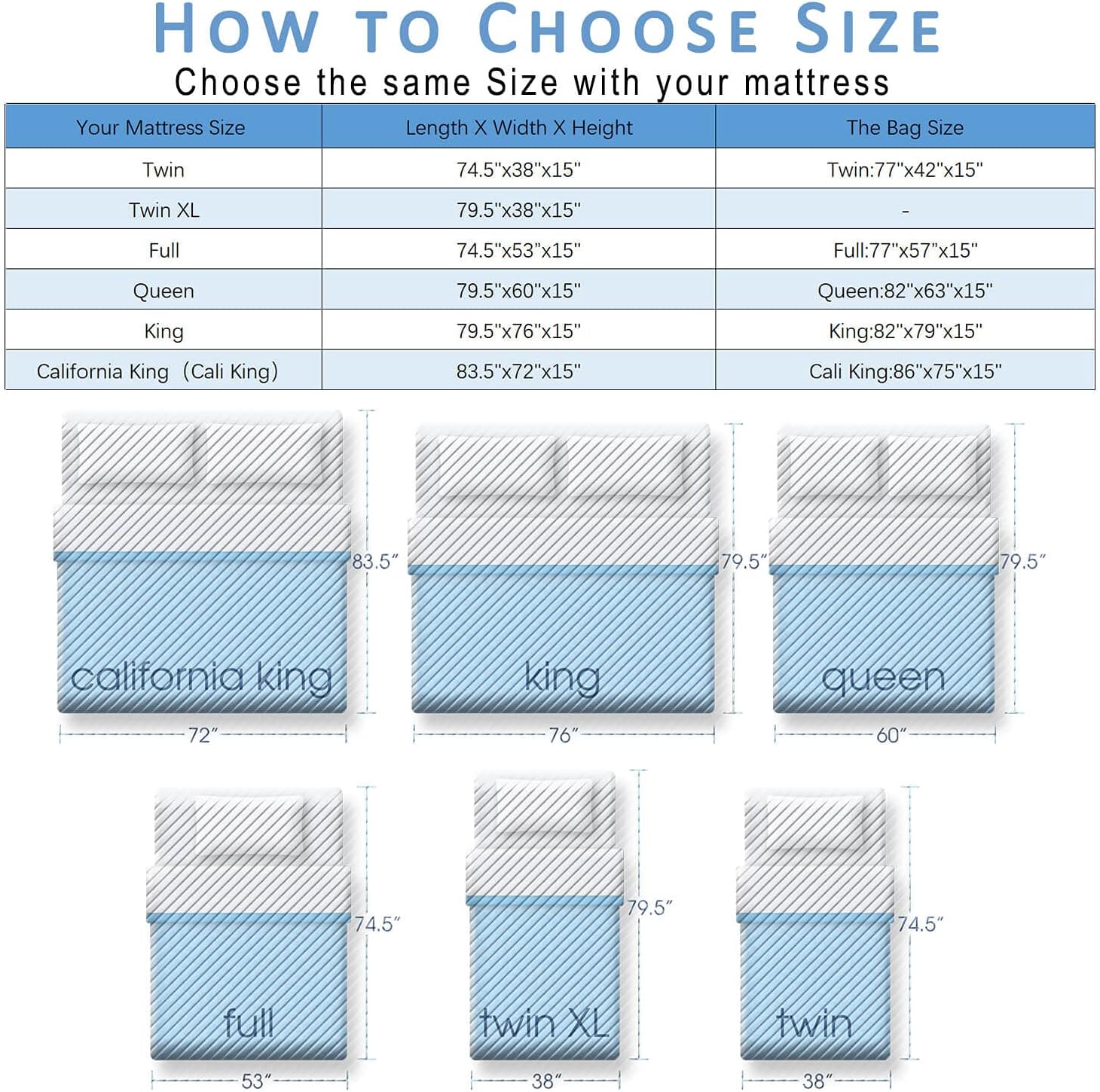 Queen Size Heavy Duty Reusable Mattress Storage Bag X16236