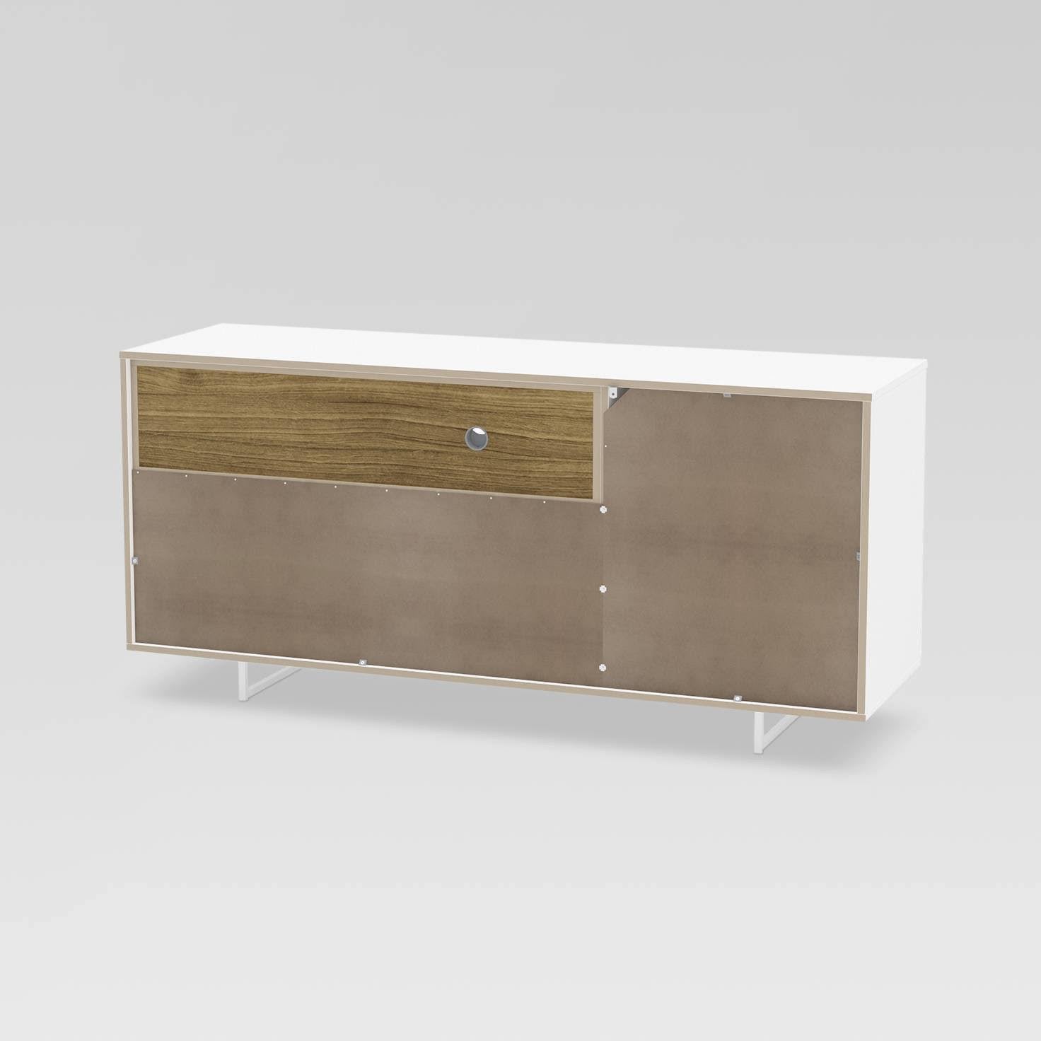 White Walnut TV Stand G200870