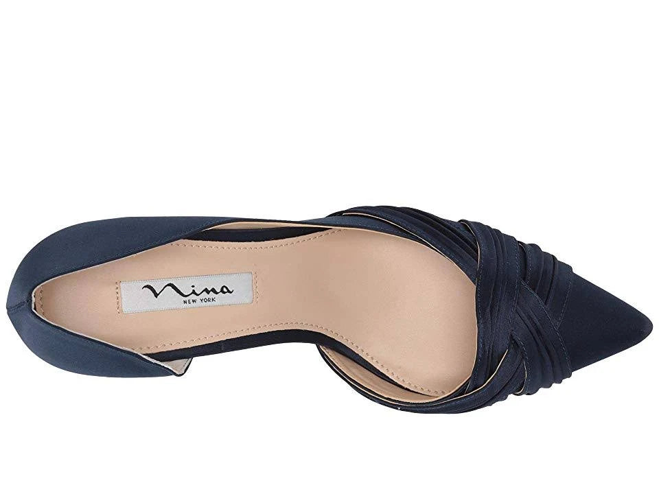 Navy Evening Pumps X51042
