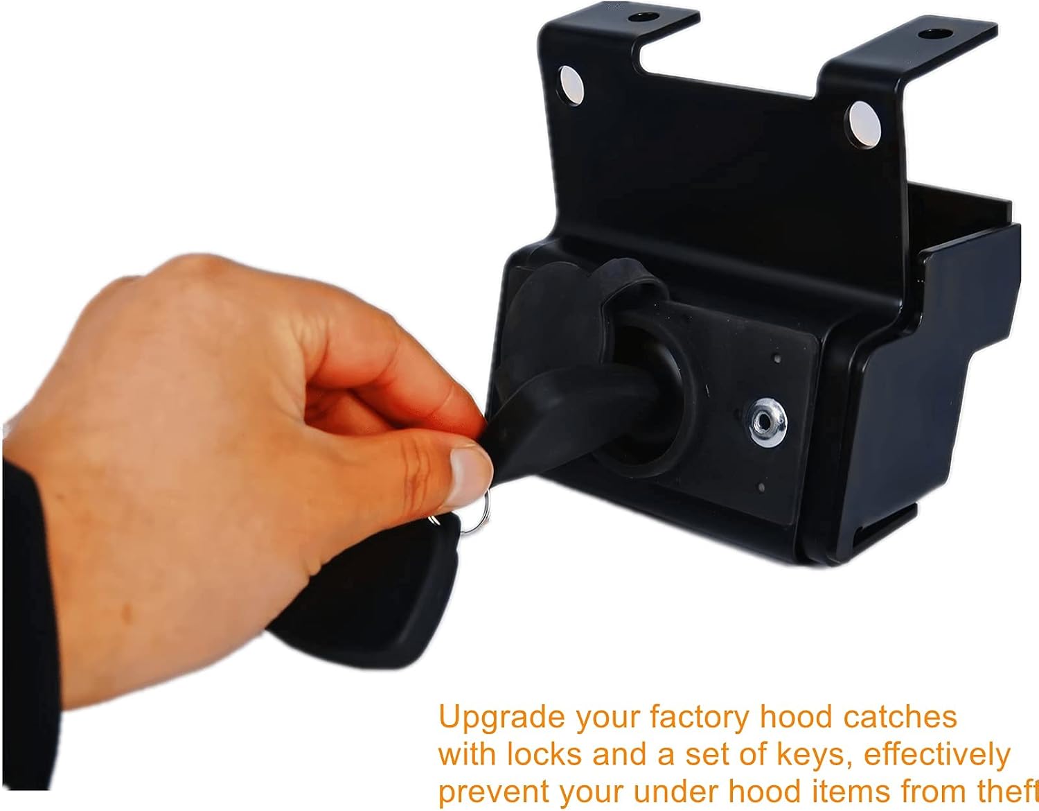 Anti-Theft Hood Lock for Jeep Wrangler JL, Pack of 2 Q340