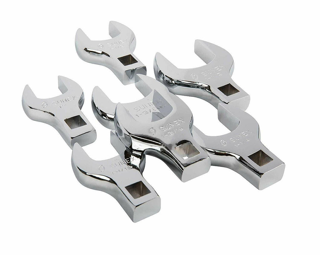 7-Piece 1/2 in. Drive SAE Crowfoot Wrench Set D509