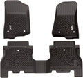 Black TPE Floor Mats for Jeep Gladiator 2020-2022, 1st & 2nd Row Full Set C467630