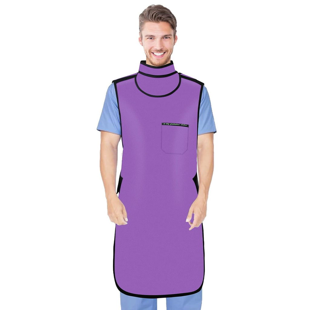 Lead Apron with Thyroid Shield Collar Dental Lab Xray Protection S97764