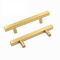 25 Pack Brass Gold Cabinet Handles and Knobs Stainless Steel T702