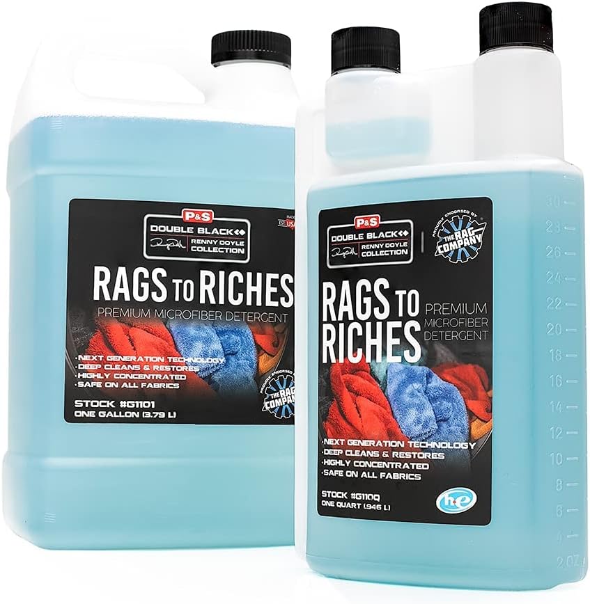 Quart + Gallon Refill Combo Premium Microfiber Detergent Pack of 2 W91018