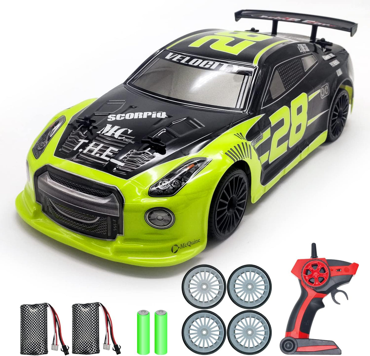 2.4Ghz 1:14 Scale 4WD RC Drift Car with LED Lights I192643