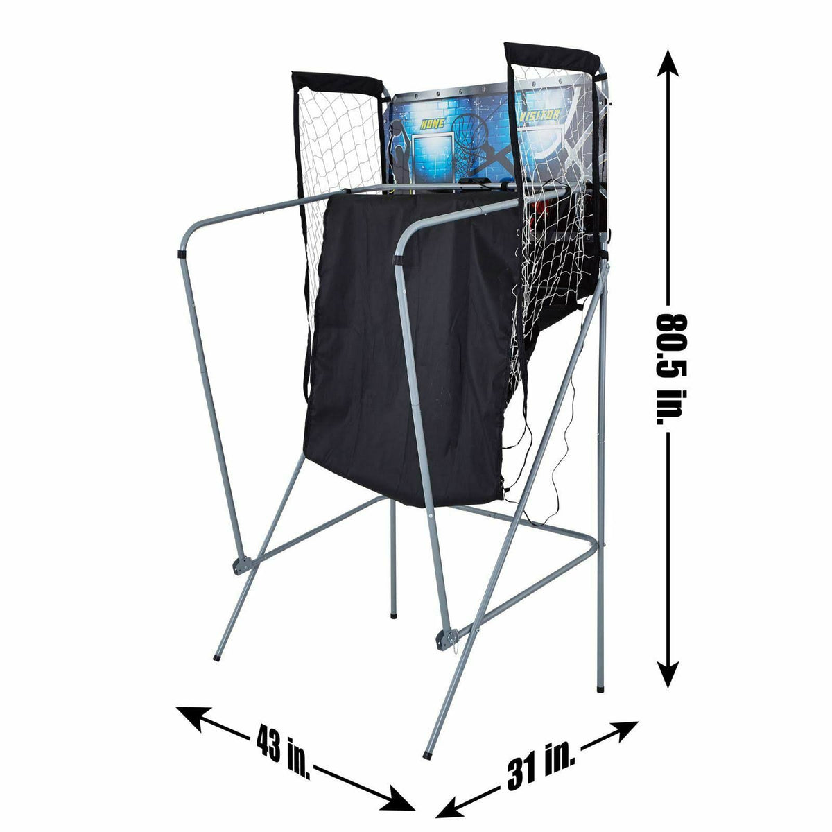 2-Player Arcade Basketball Game with 8 Options D512