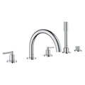 Chrome Tub Filler Faucet Kit with Lever Handles E7070