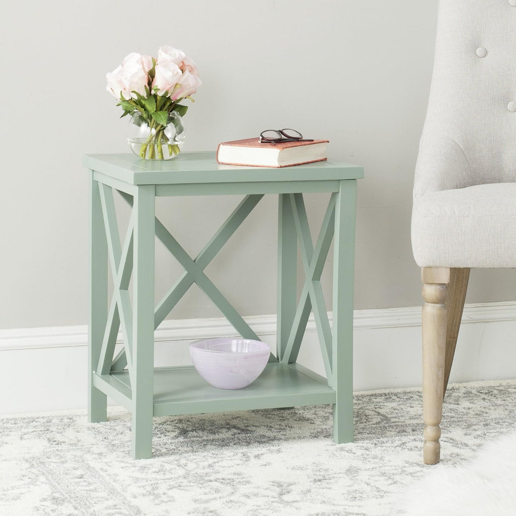Cross Back End Table Z20214