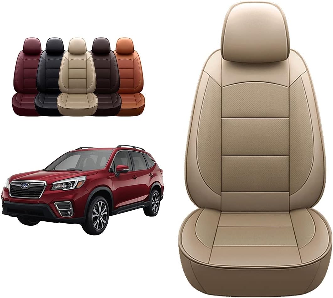 Black Leather Seat Covers for Forester T795