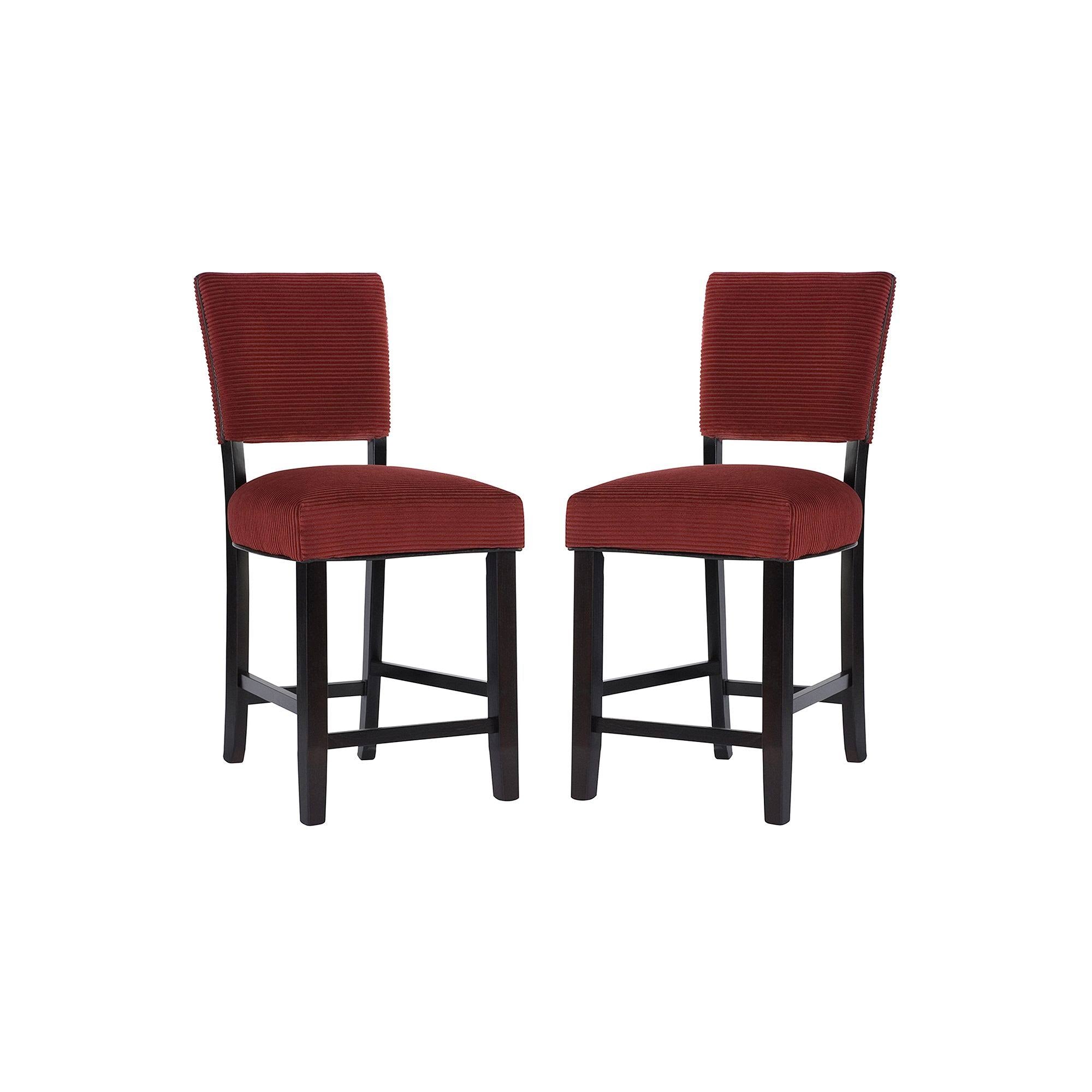Red Pepper Set of 2 Counter Stools O96373