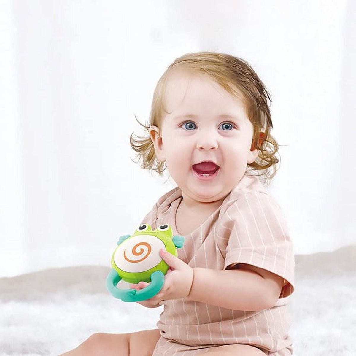 5 Pack Baby Rattle Teething Toys with Storage Case V679408