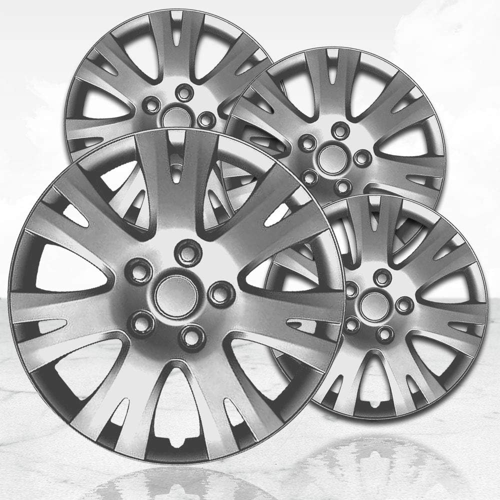 16 4pc Silver Hubcaps Wheel Covers for Steel Wheels Set of 4 Y944