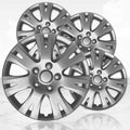 16 4pc Silver Hubcaps Wheel Covers for Steel Wheels Set of 4 Y944