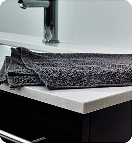 Espresso Wall Hung Bathroom Cabinet with Top and Undermount Sink A976
