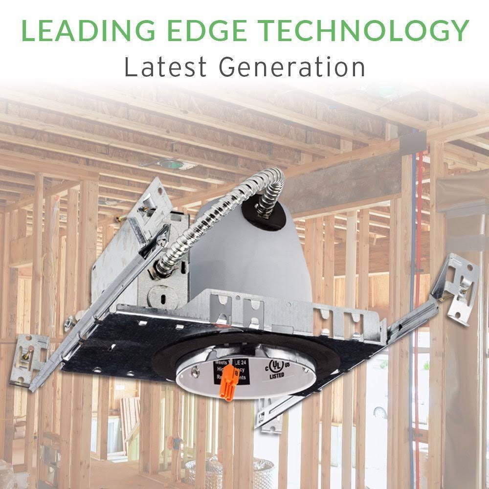 10 Pack 4x22 LED Can Recessed Light Housing F11884