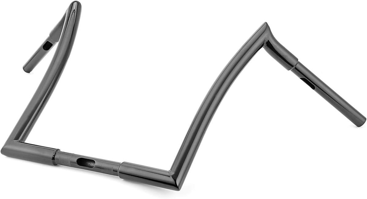 Gloss Black 10" Rise Steel Handlebar B410