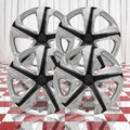 Set of 4 Chrome Silver 5 Spoke 16" Wheel Covers C177