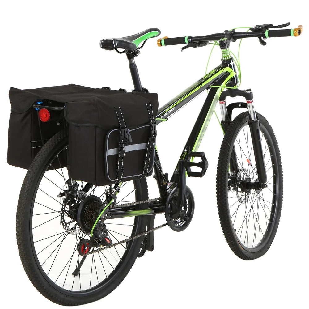 Polyester Bike Rear Seat Bag with Reflective Stripes Z864381