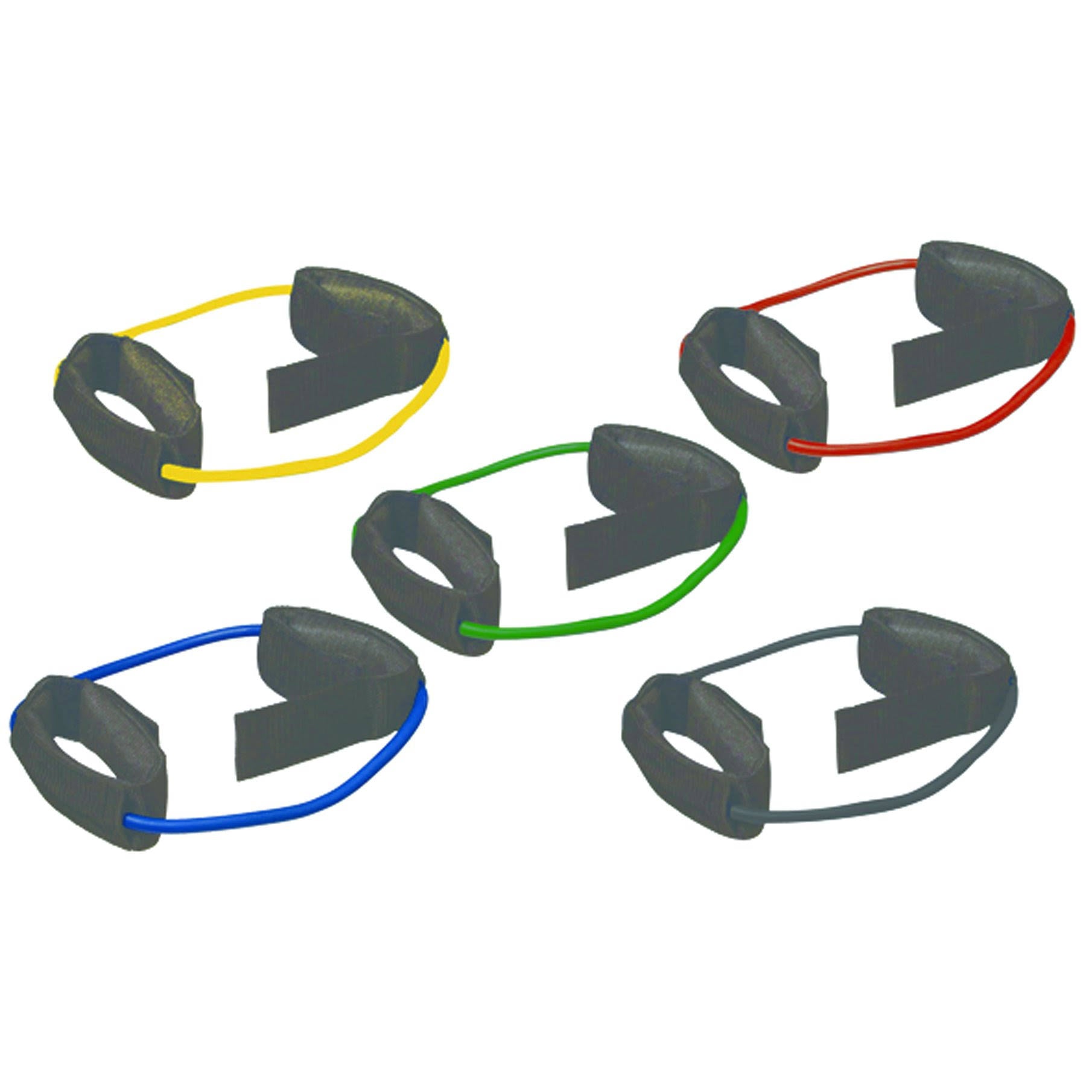 5-Piece Exercise Tubing Set with Cuff Y507