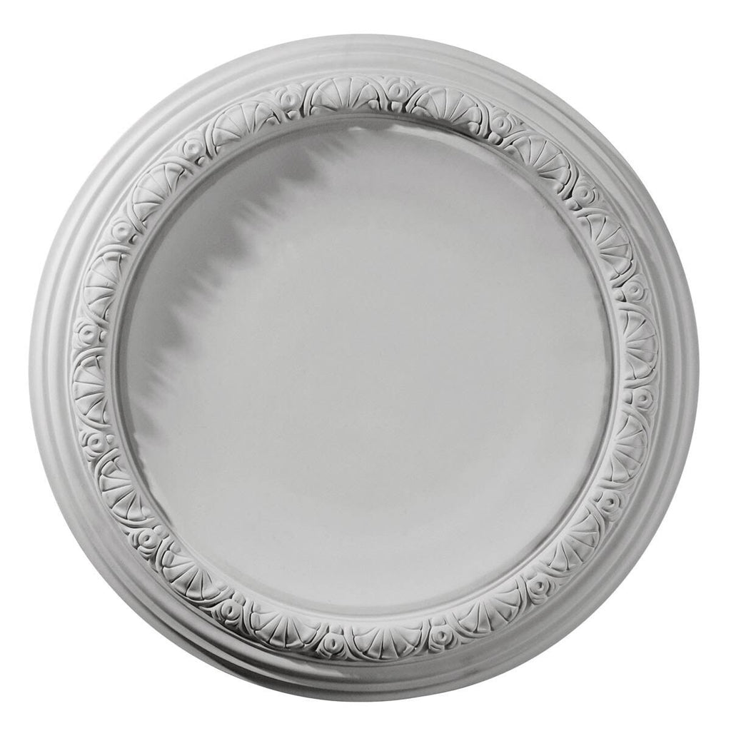 19 1/2x22OD x 1 3/4x22P Ceiling Medallion Hand-Painted Smokey Topaz Crackle R130866