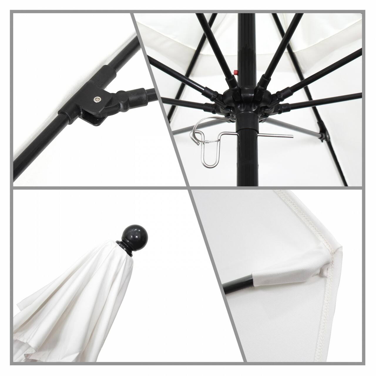 Taupe 7.5 ft. Patio Umbrella V331576