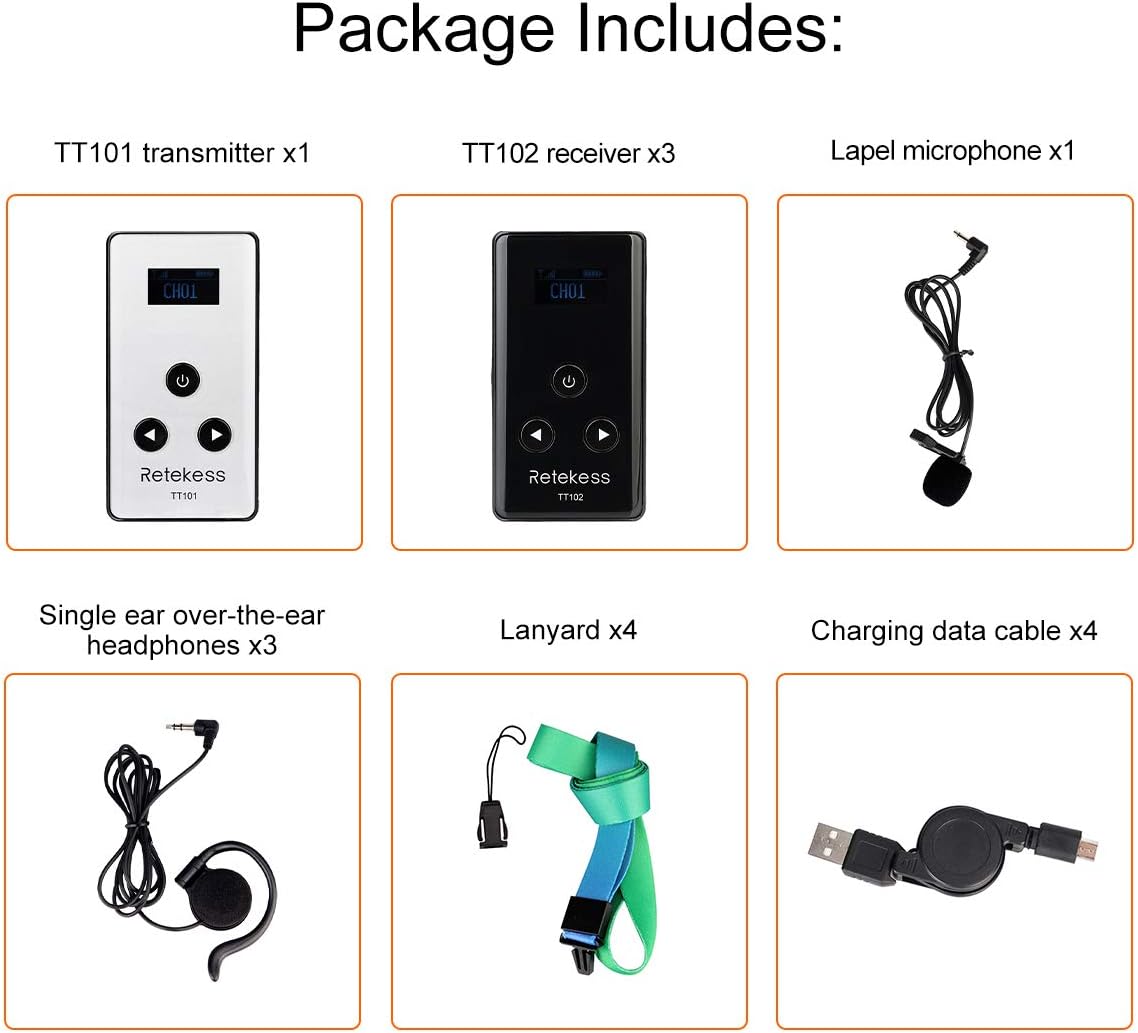 256ft Transmission Wireless Tour Guide System V3344