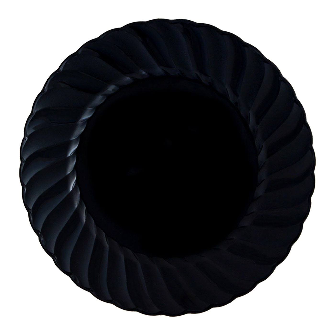 6x22 White Round Disposable Plastic Pastry Plates Q728