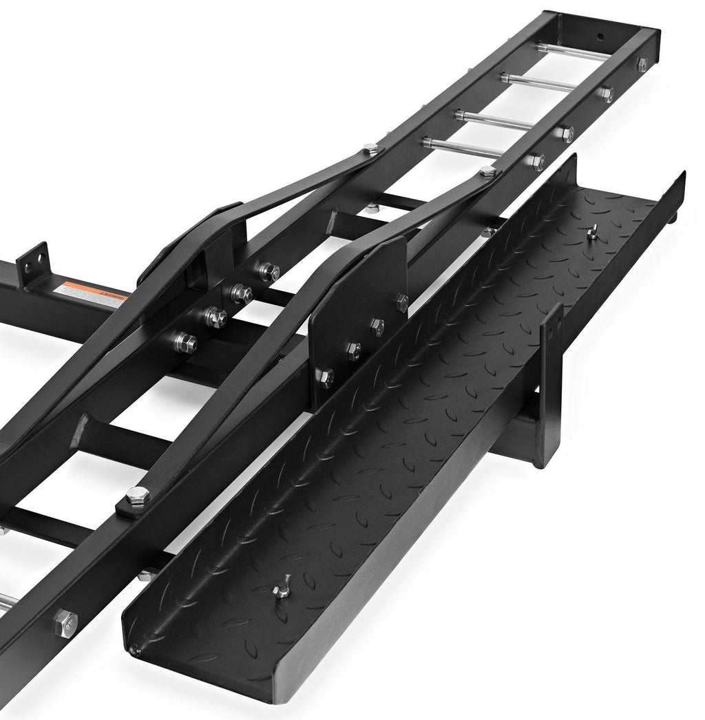 Steel Motorcycle Scooter Dirt Bike Carrier Hitch Mount Rack Ramp Anti Tilt T85572