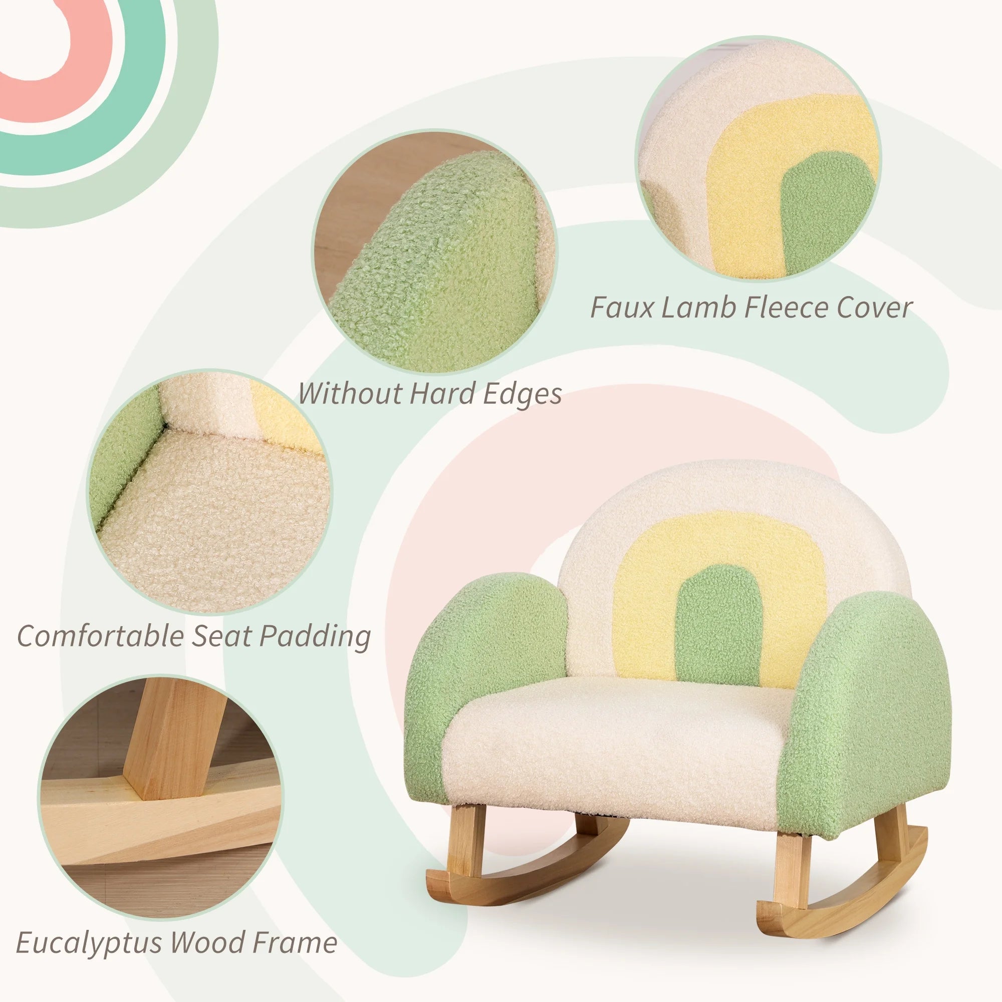 Kids Rocking Sofa Chair S7689