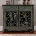 2 Door Accent Cabinet Hood Gray E45236