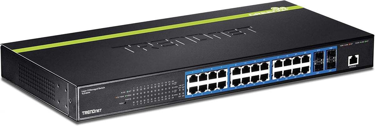 28-Port Gigabit Ethernet Switch with 4 x 10G SFP+ Slots K7251