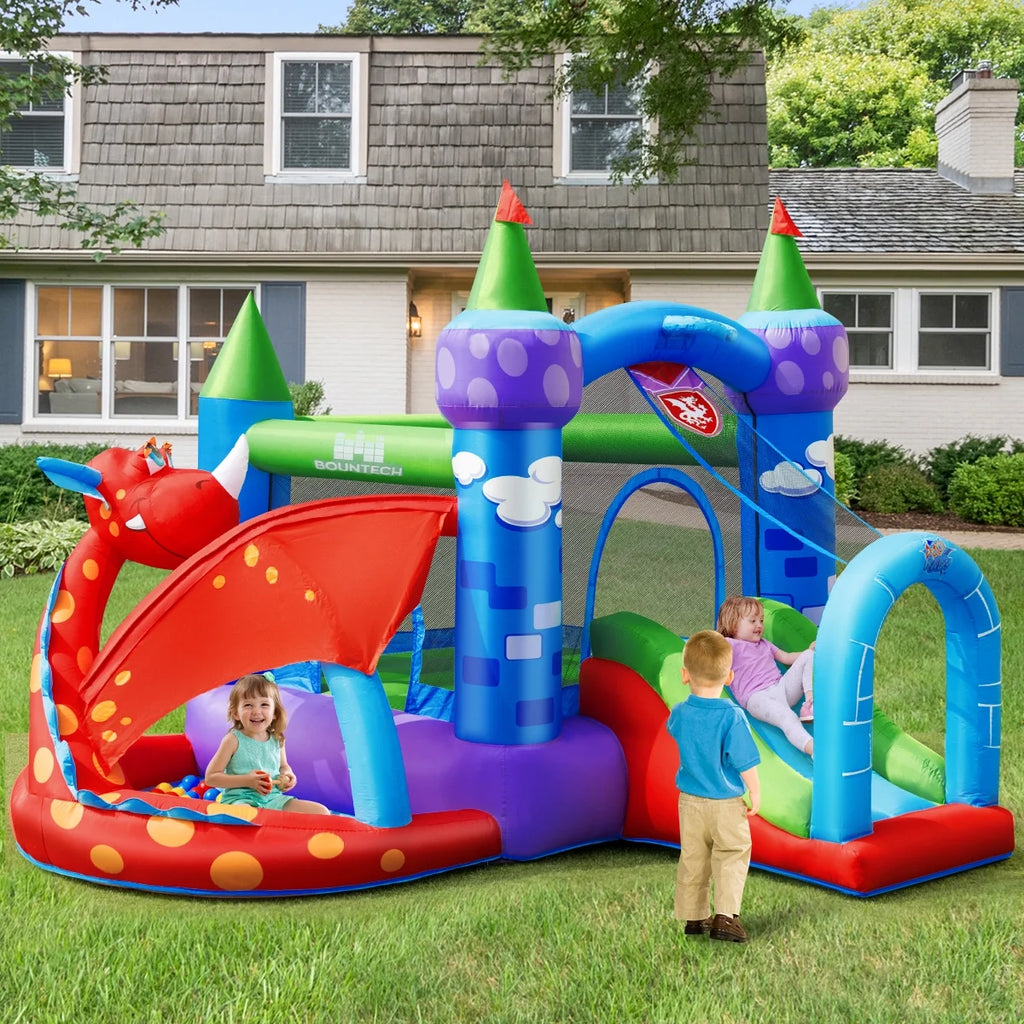 Dragon Inflatable Bounce House with Blower K63556