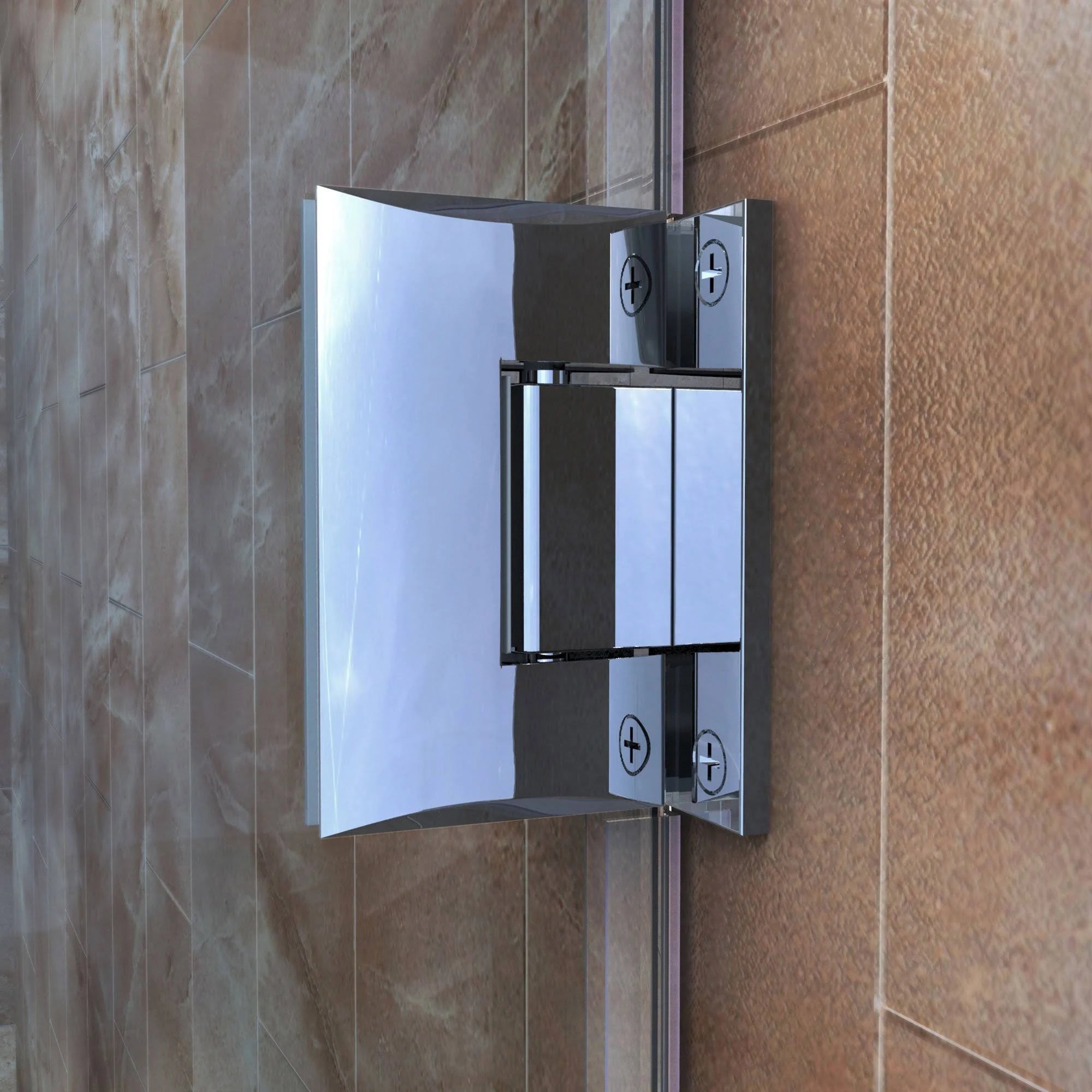 Chrome Hinged Shower Enclosure P139127