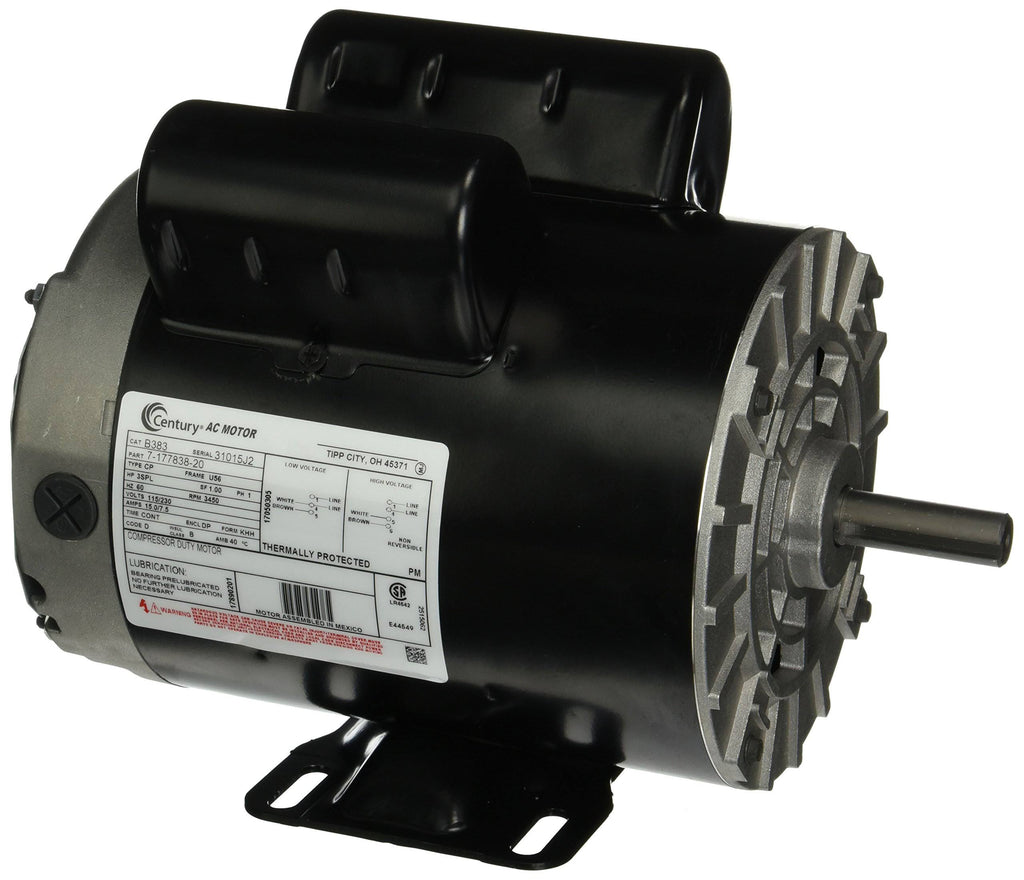 3 HP 3450 RPM 115/230V Air Compressor Motor D679503