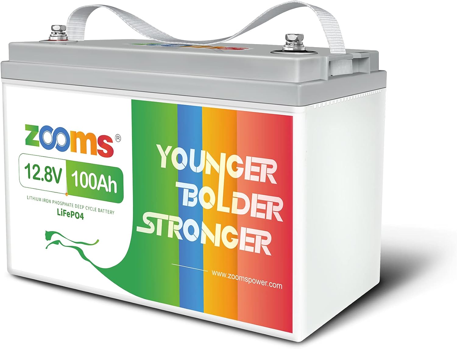 12.8V 300Ah LiFePO4 Battery with 200A BMS T335